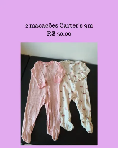 Macacão Carter's 9m menina 