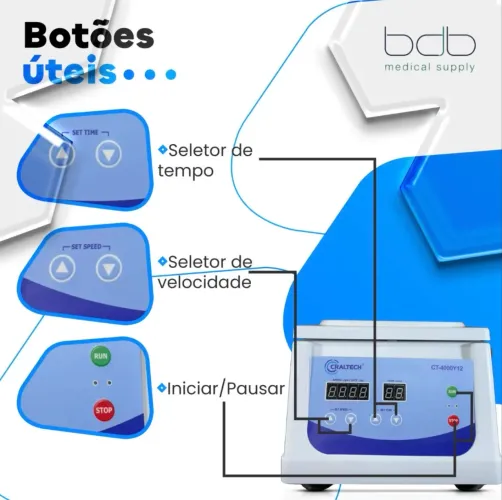 Centrifuga para tubos - laboratório- nova lacrada