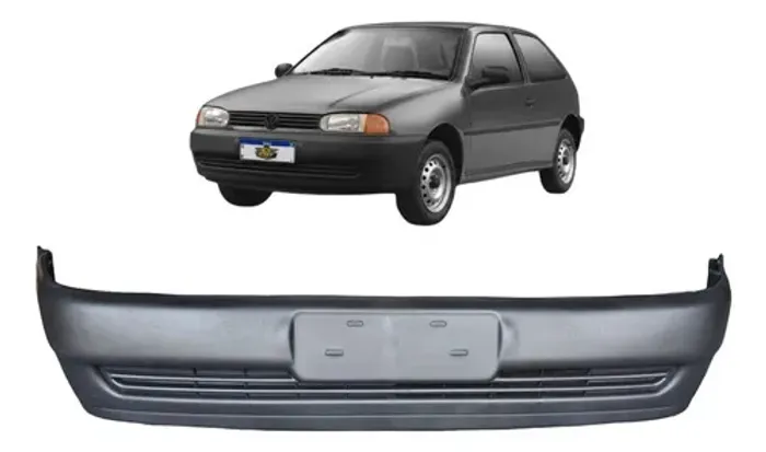 Para-choque Dianteiro Gol Bola 1996 A 1999 Texturizado Preto