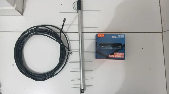 Kit antena digital + conversor