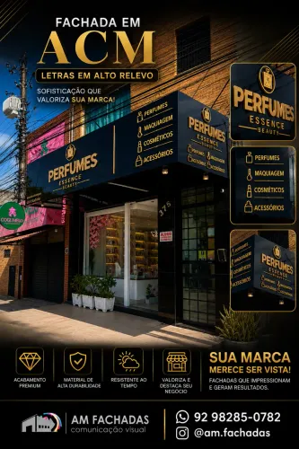 Fachada de ACM, Telha e Lona