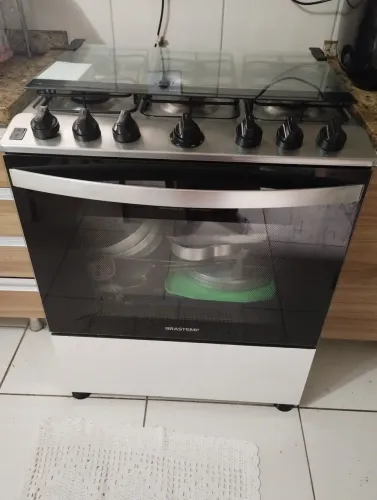 Fogão 6 bocas Brastemp