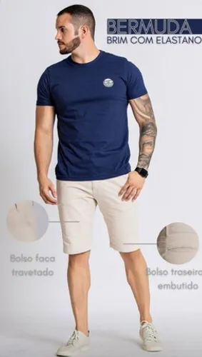 Bermuda Brim c/ Lycra 