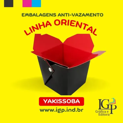 Embalagem oriental japonesa e chinesa delivery 