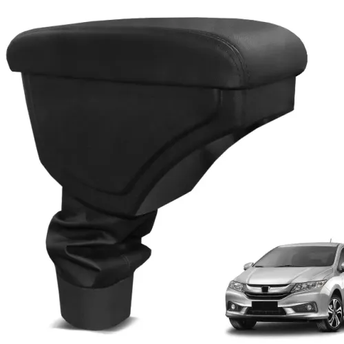 Apoio de Braço Honda City 2015 - Preto C/ Linha Preta - N500703