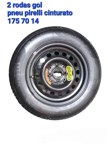 1 roda Gol pneu Good Year efficintgrip 175 70 14