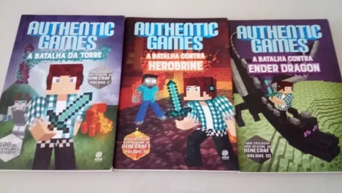 Livros Authentic Games 1,2 e 3