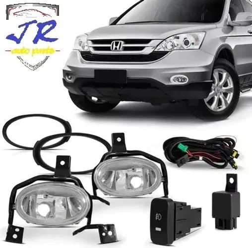 Kit Farol de Milha Cr-v 2010 2011 Auxiliar Neblina