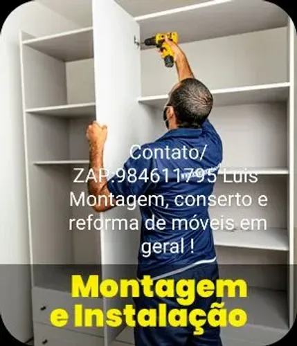 Montagem e conserto de móveis em geral