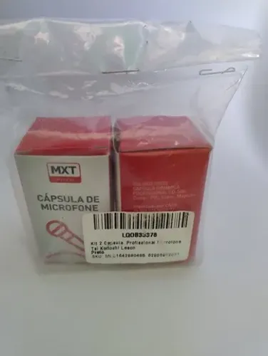 Cápsulas profissional mxt para microfone tsl kadoshi leson novo