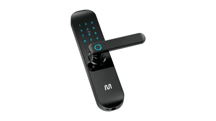 Fechadura biométrica e senha inteligente wi-fi Multilaser Liv - se233