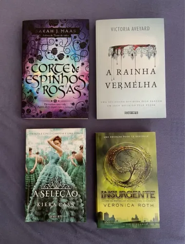 lote livros distopia/fantasia