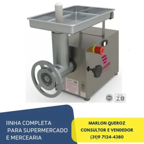 Moedor de Carne Braesi Boca 10 Inox