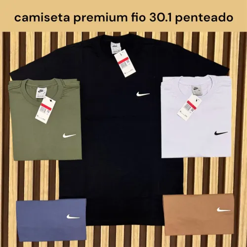 Camiseta Premium Atacado - Fio 30.1 Penteado - Fornecedor Camisetas masculina revender