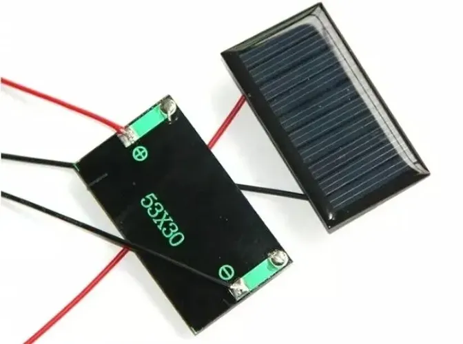 Celula Solar Mini  2 Unidades Painel Placa Energia Fotovoltaico 5v 30ma Arduino COD-CP71  