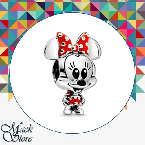 Berloque Prata 925 Minnie Mouse