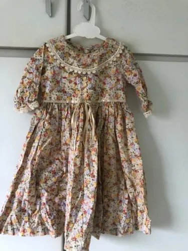 Vestido infantil florido 