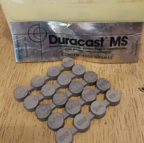 Duracast MS - Prótese metalo-plática 100g