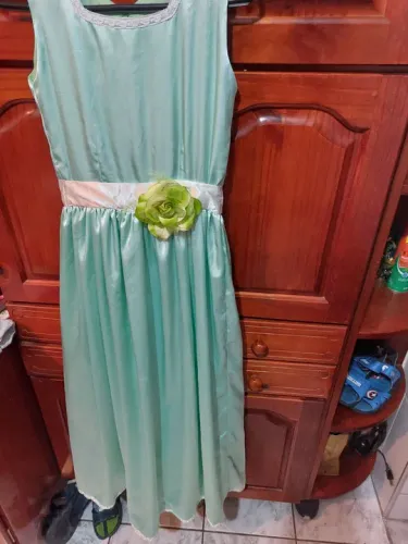 Vestido de festa verde