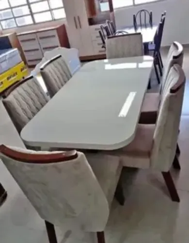 Mesa de jantar 6 cadeiras 100%MDF ( ENTREGA IMEDIATA )