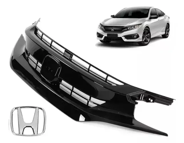 Grade Radiador Toda Black Piano Civic G10 2017 2018 2019