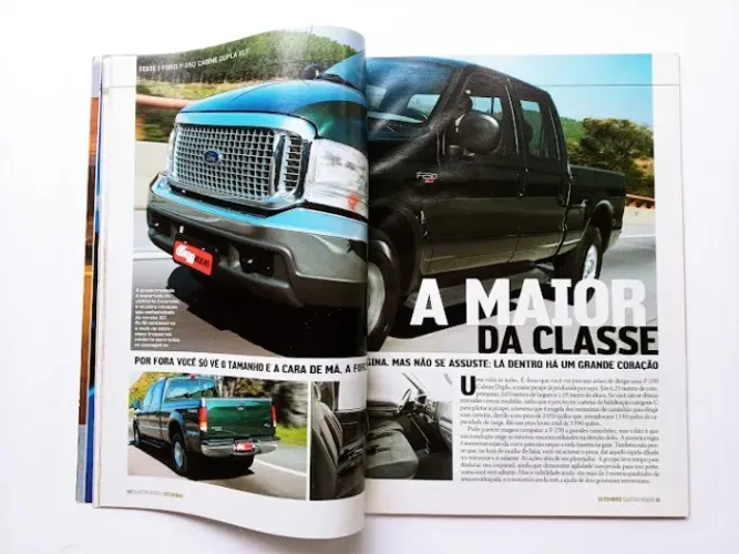 Revista Quatro Rodas - Ford F250 Cabine Dupla 2003