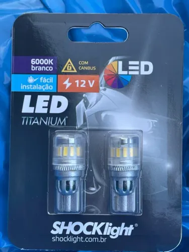 Led pingo titanium t10 sockligh Mai?s top da categoria