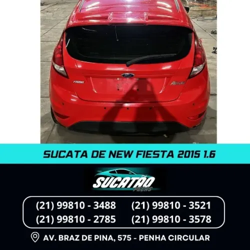 Sucata de New Fiesta 1.6 2015