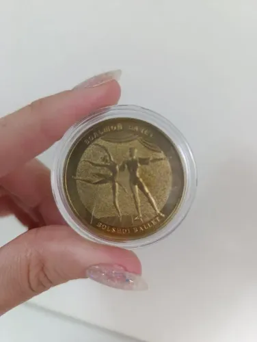 Token / moeda colecionável raríssima de Ballet do Teatro de Bolshoi
