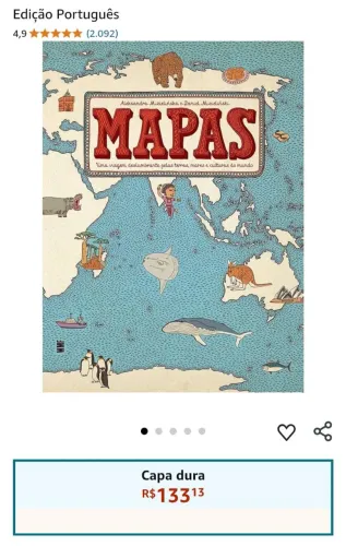 Livro Mapas, uma viagem deslumbrante pelas terras, mares e culturas do mundo 