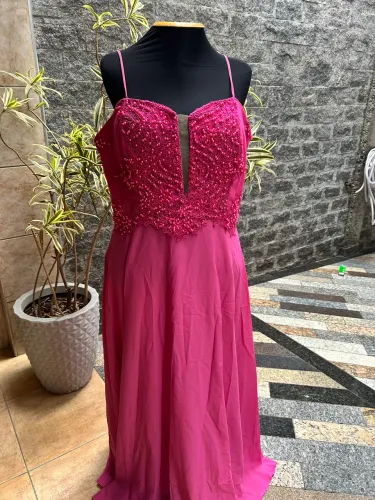 Vestido festa pink TAM GG