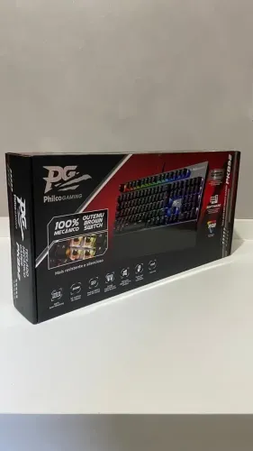 Teclado novo 100% Mecanico Philco Gaming switch brown ABNT2