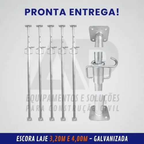 Escora para Laje - Escora Metálica Galvanizada e Pronta Entrega!