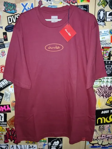 Camiseta Chocolate original - Vinho GG