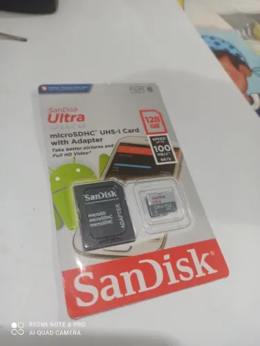 cartão de memoria 128gb sandisk