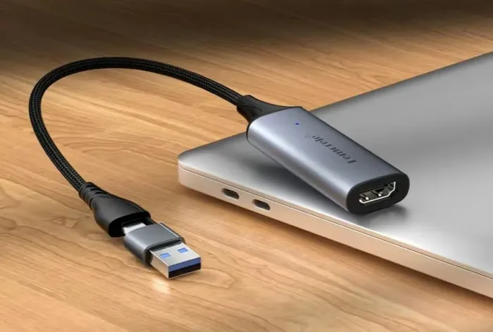 Placa de captura de vídeo compatível com HDMI, USB, Tipo C, PC, Switch, Xbox, PS4, PS5a