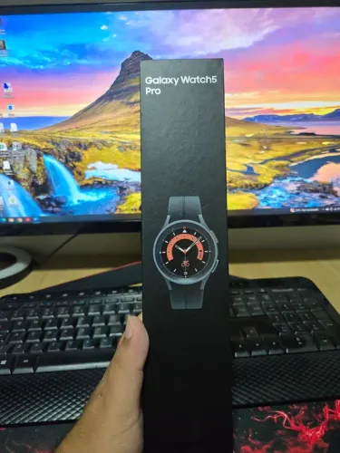 Samsung Galaxy Watch 5 PRO 45mm NA GARANTIA aceito troca passo cartão