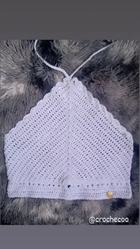 Top Crochê Feminino - Delicado e Estiloso