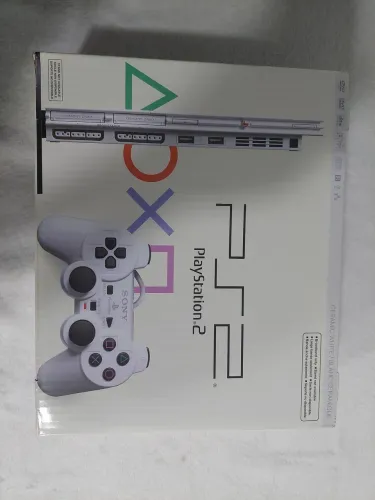 Playstation 2 slim Branco  Cerâmica