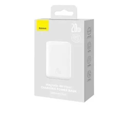 Carregador Portátil Magsafe 6000mah 20w Baseus - Branco