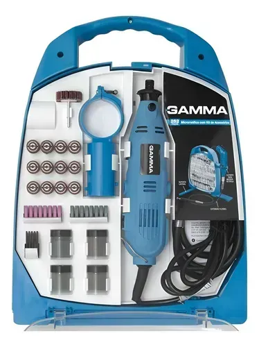 Micro Retifica Gamma 130w C/chicote 252pc G19502