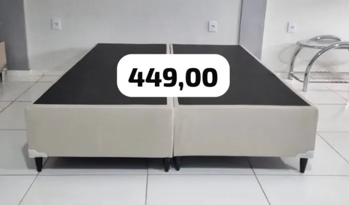 Cama box suporte queen king
