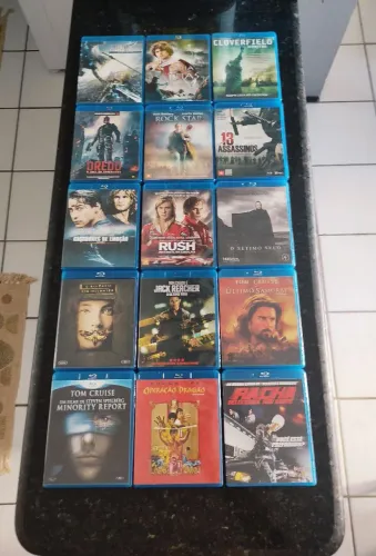 Coleção de Filmes Blu-Ray - Diversos Títulos