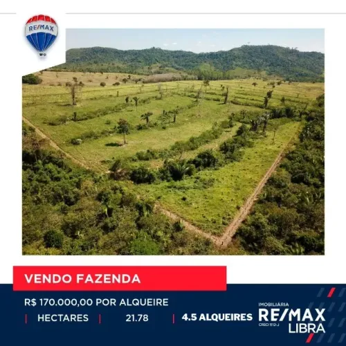 IMOBILIÁRIA RE/MAX LIBRA VENDE FAZENDA 