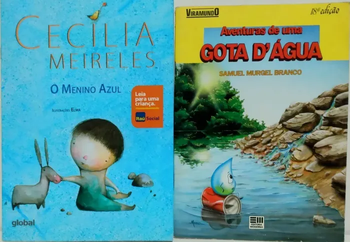 Livros infantis: O Menino Azul Cecília Meireles e A Gota D'Água