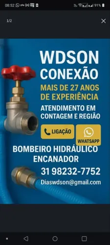 Encanador bombeiro hidráulico