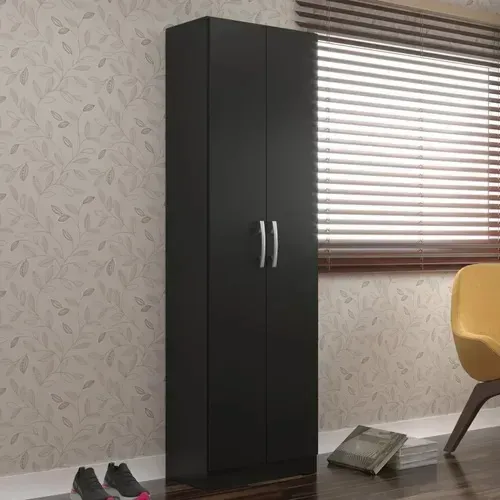 Sapateira Multiuso duas portas Preto- Entrega Grátis