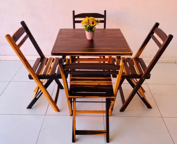 Mesa Dobrável em Madeira, cuida promoção