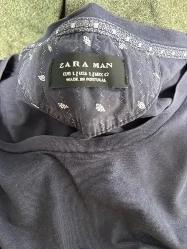 Camiseta Zara Man Azul - Tamanho G