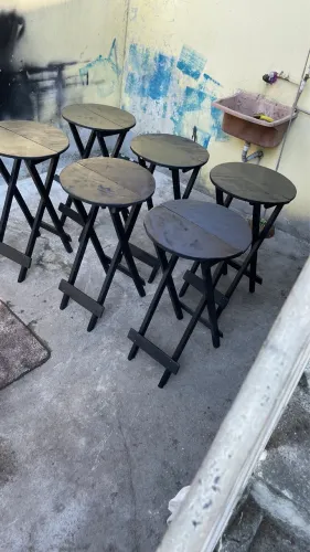 Mesa bistrô madeira